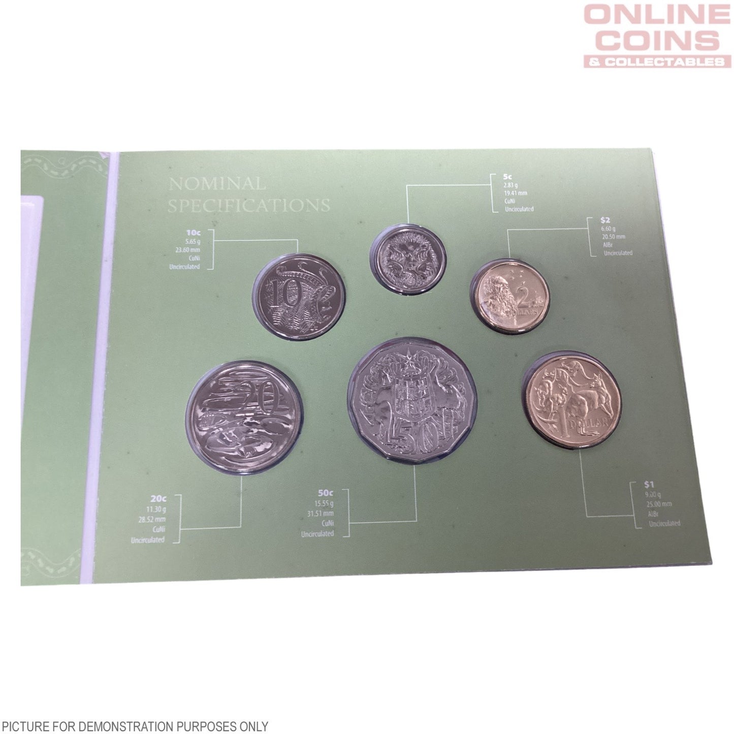 2015 Royal Australian Mint Uncirculated Baby Coin Set - Alphabet