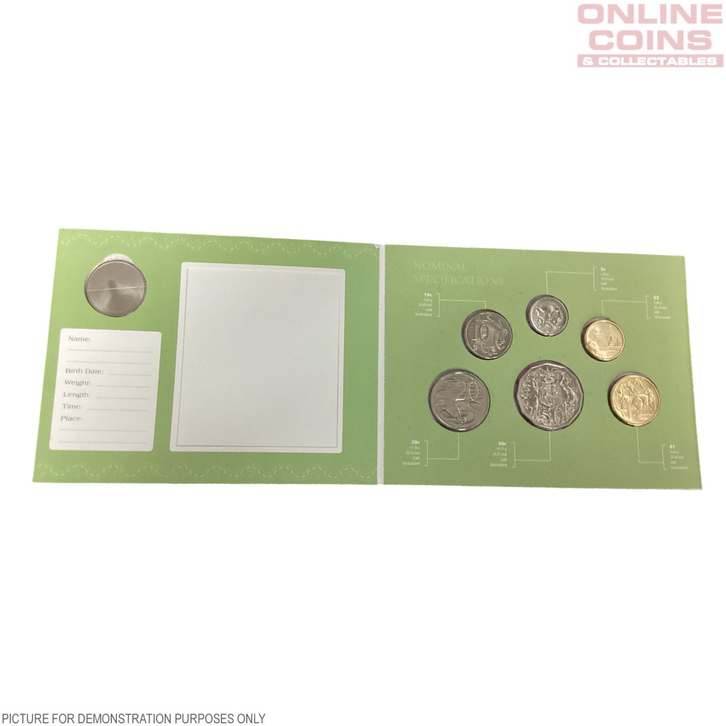 2015 Royal Australian Mint Uncirculated Baby Coin Set - Alphabet