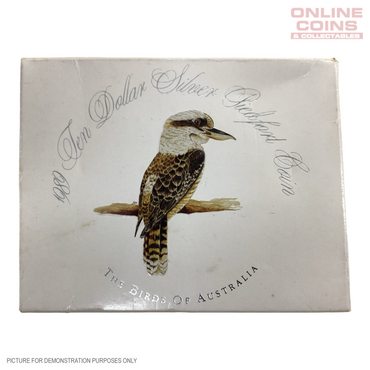 Royal Australian Mint 1989 Ten Dollar Silver Piedfort Coin In Damaged Box