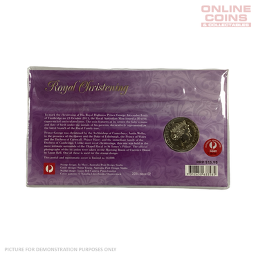 2014 - Royal Christening of HRH Prince George Alexander Louis of Cambridge - Australia Post 50c Commemorative Coin PNC