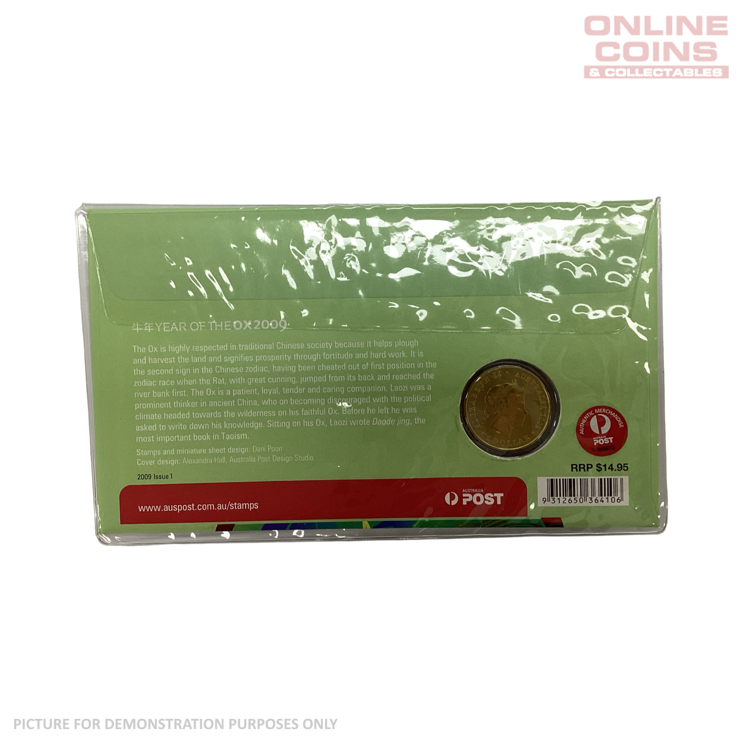 2009 - Australia Post - $1 Chinese Zodiac PNC - Year Of The Ox