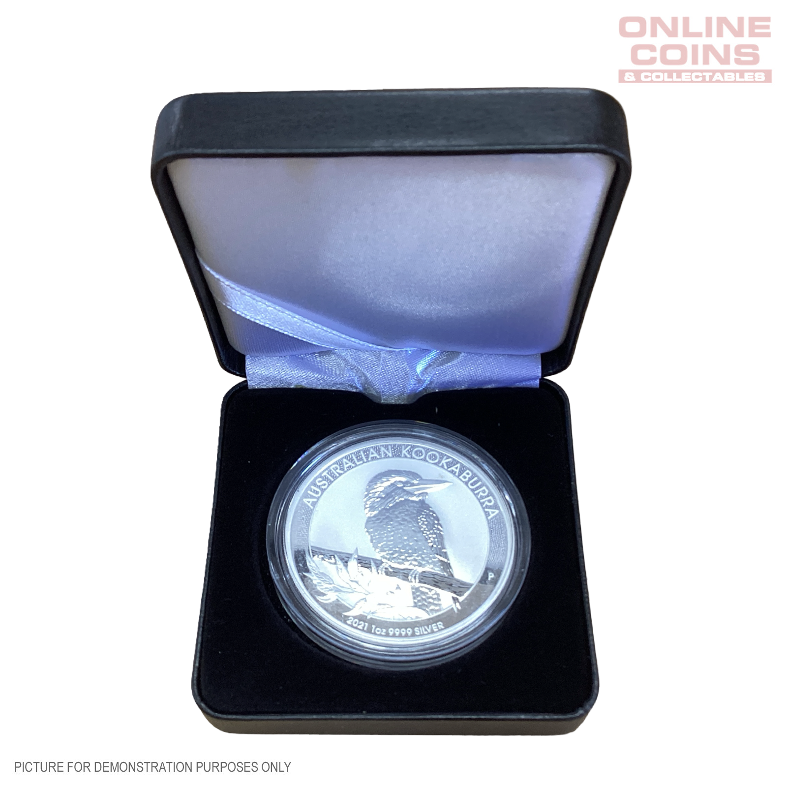 2021 Kookaburra 1oz 99.99% Silver Bullion Coin in Lighthouse Nobile Display Case