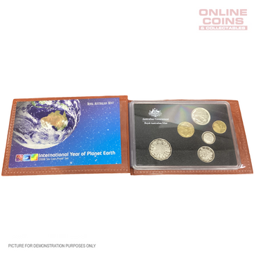 2008 - Royal Australian Mint - International Year of Planet Earth - Six Coin Proof Year Set (DAMAGED PACKAGING)