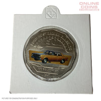 2017 Loose Ford Australian Classics Coloured 50c Coin In 2x2 From Ford Collection Tin - XR  Falcon GT