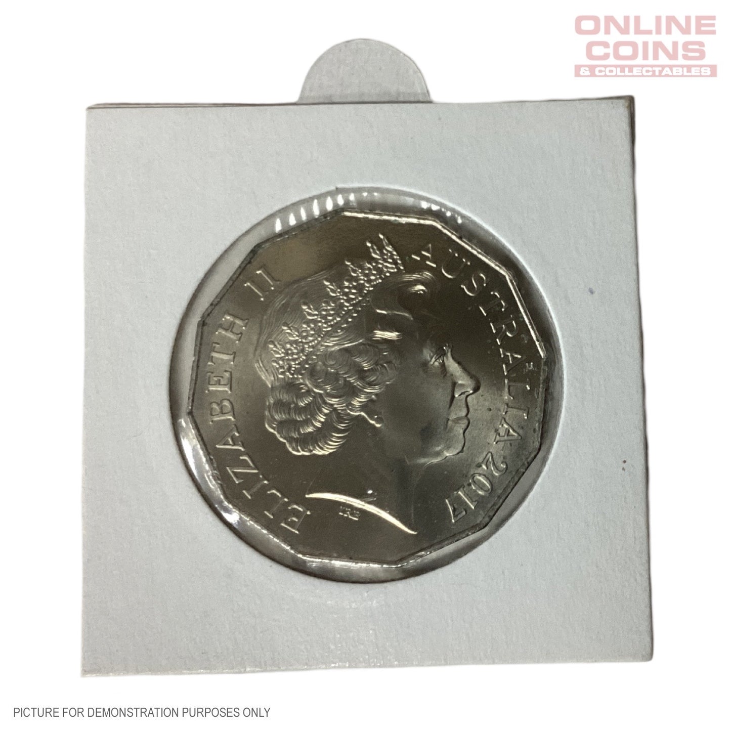 2017 Loose Ford Australian Classics Coloured 50c Coin In 2x2 From Ford Collection Tin - XR  Falcon GT