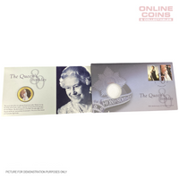 2006 Uncirculated 50c PNC - Perth Mint - The Queen's 80th Birthday