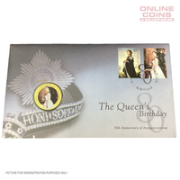 2006 Uncirculated 50c PNC - Perth Mint - The Queen's 80th Birthday