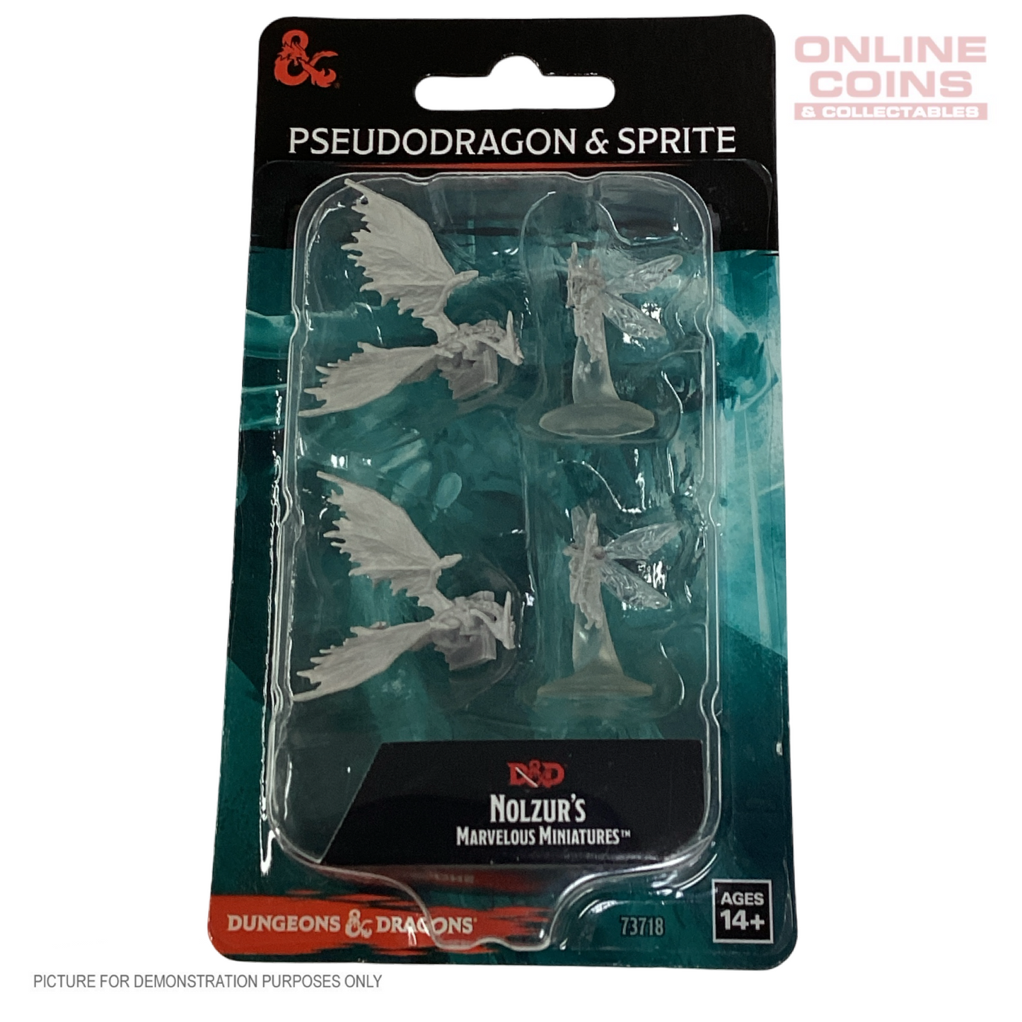 D&D Nolzurs Marvelous Unpainted Miniatures Sprite & Pseudodragon