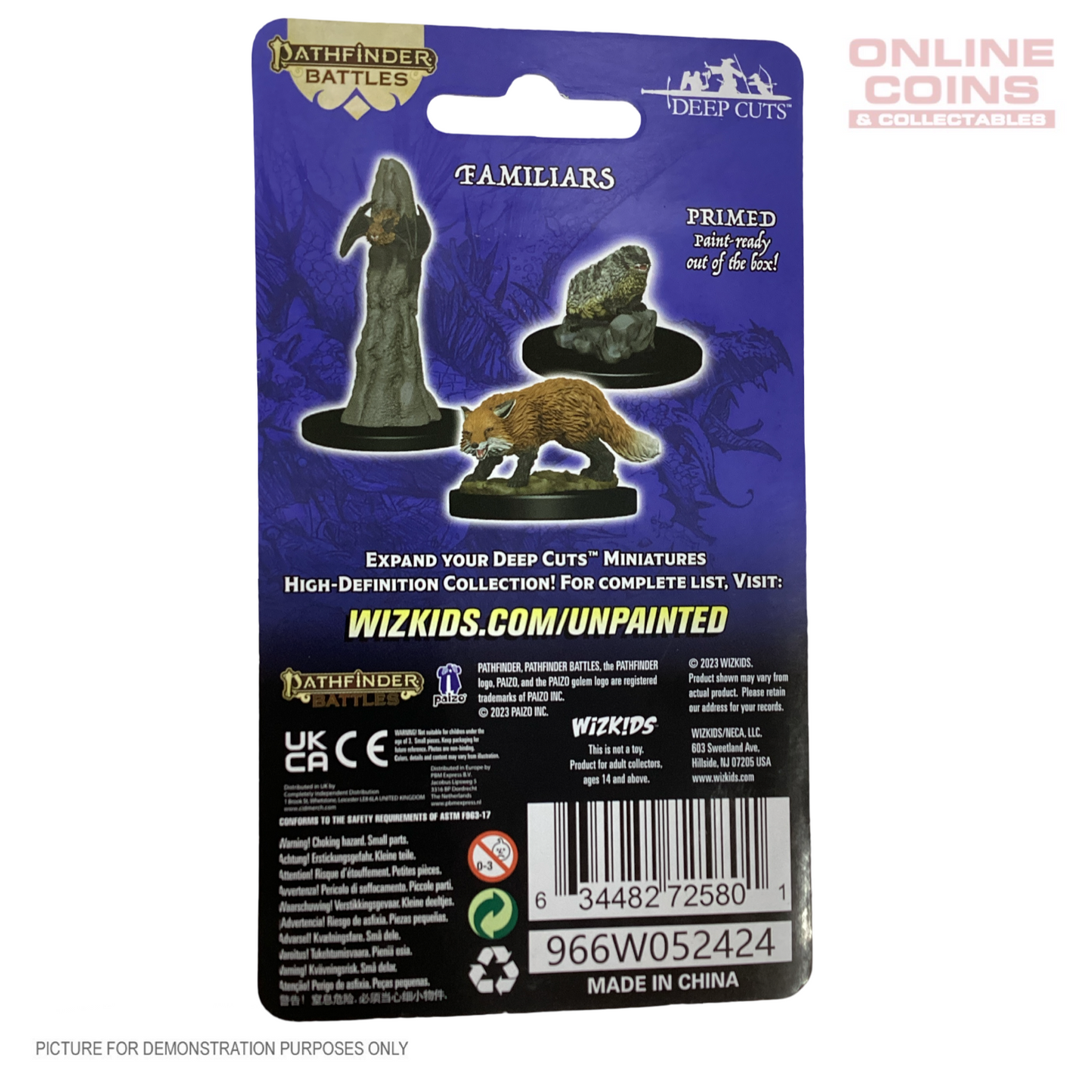 Pathfinder Deep Cuts Unpainted Miniatures Familiars