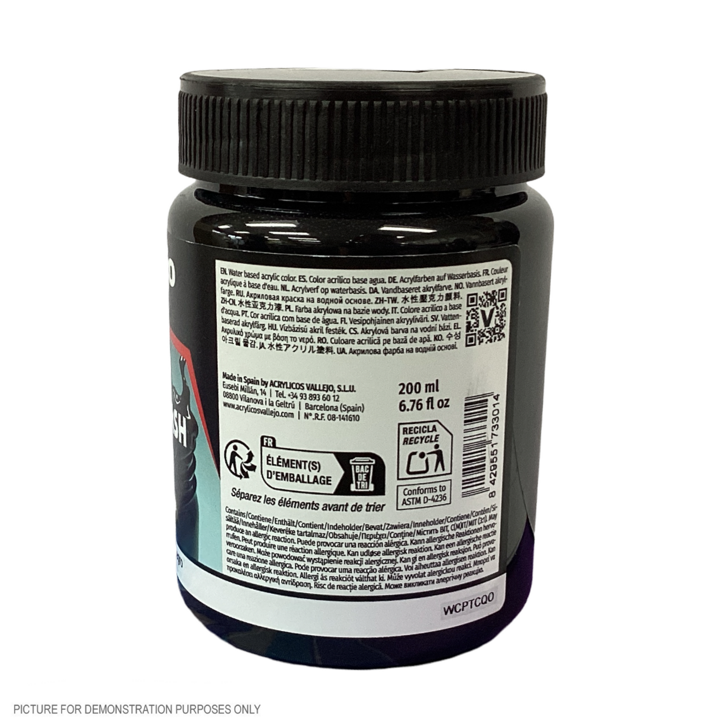 Vallejo - Game Colour - Black Wash 200ml