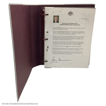 2001 Royal Australian Mint - Centenary of Federation 20 Coin Collection Folder