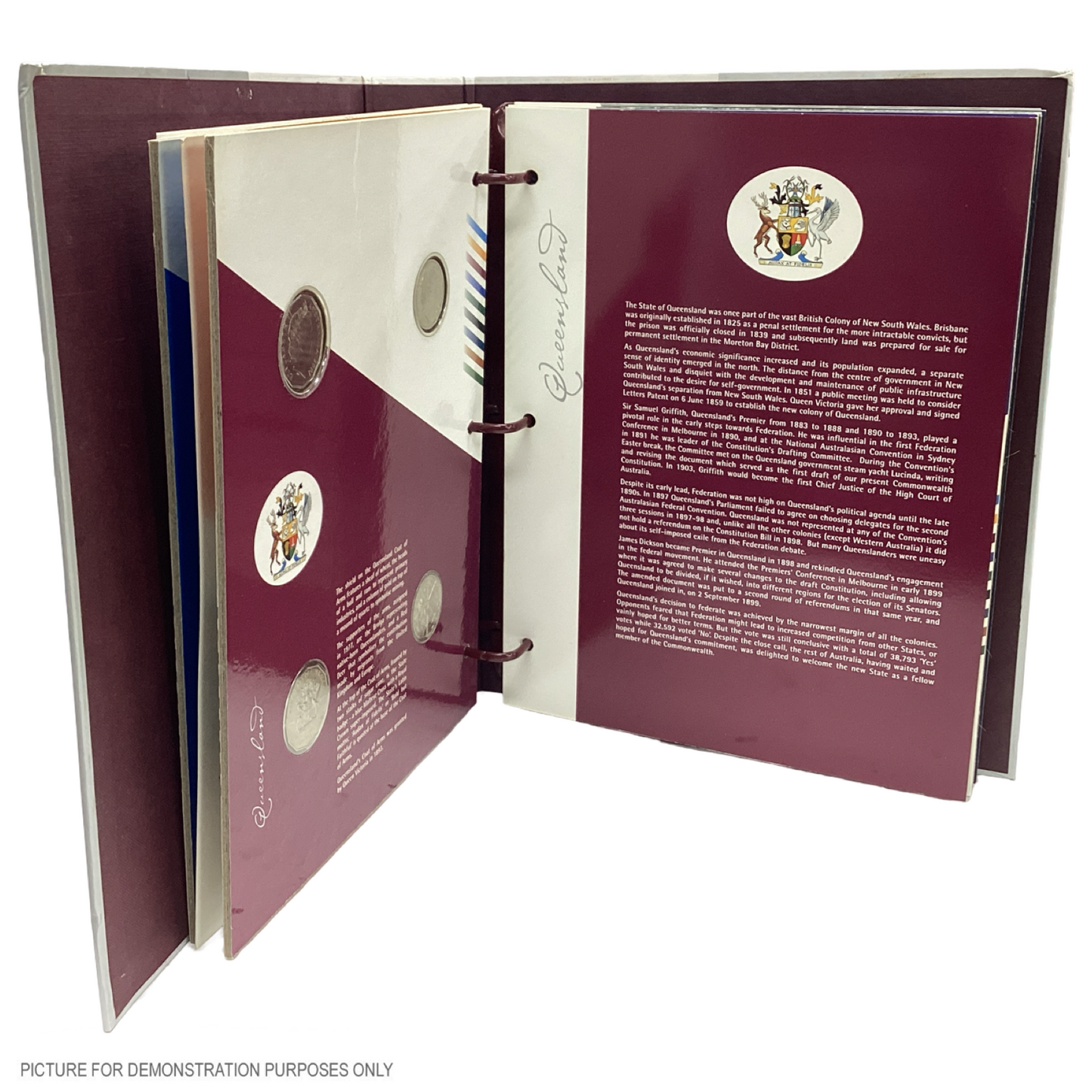 2001 Royal Australian Mint - Centenary of Federation 20 Coin Collection Folder
