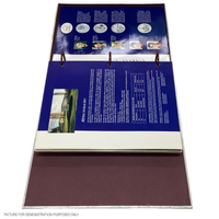 2001 Royal Australian Mint - Centenary of Federation 20 Coin Collection Folder
