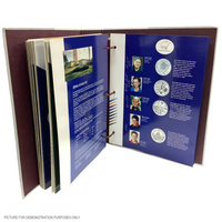 2001 Royal Australian Mint - Centenary of Federation 20 Coin Collection Folder