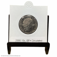 2000 Circulated 10c Coin - EF+