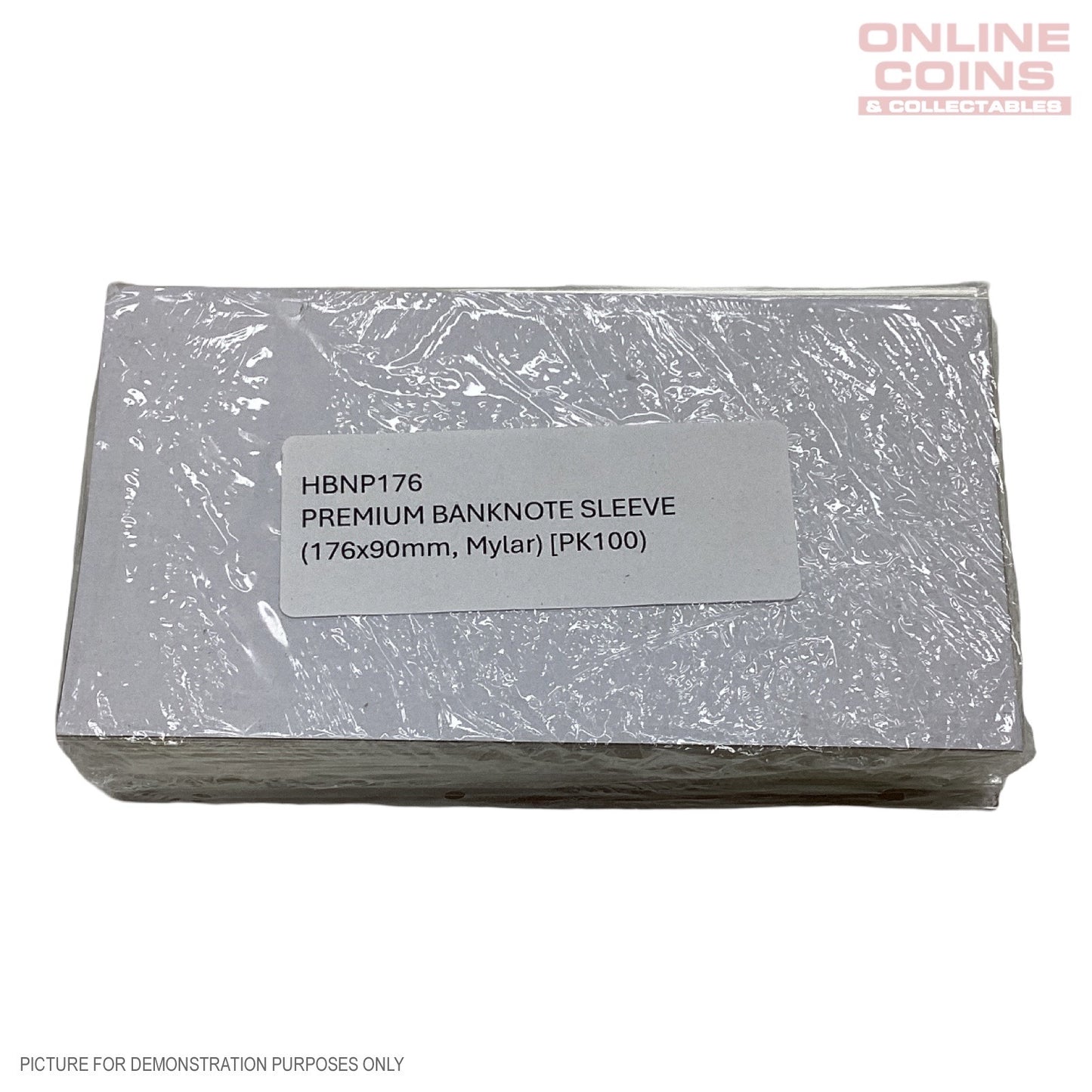 Supersafe Museum Grade Premium Banknote Sleeves 176x90 - Pack of 100