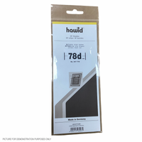 Lighthouse HAWID Stamp Block MOUNT 210x78mm - BLACK [PK10]