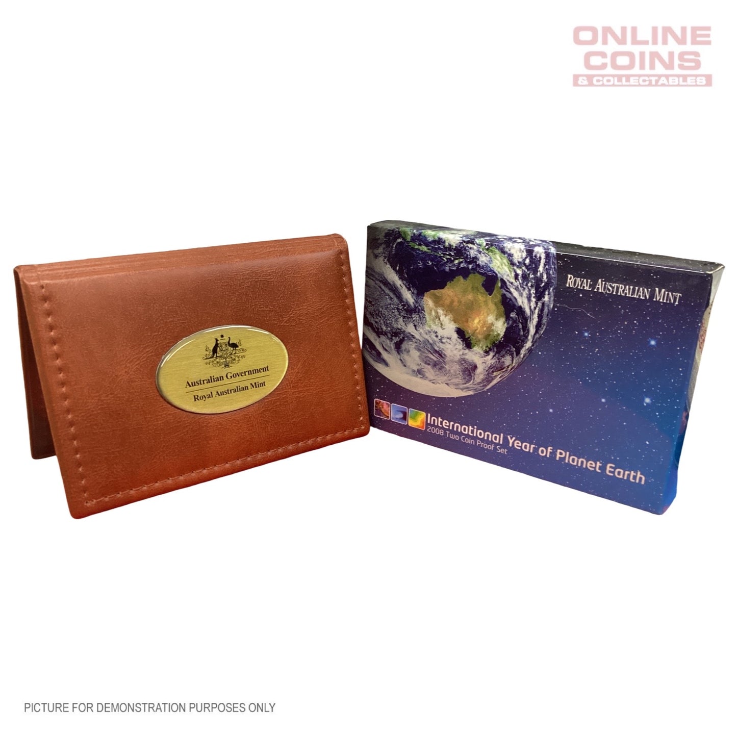 2008 Royal Australian Mint - International Year of Planet Earth - Two Coin Proof Set