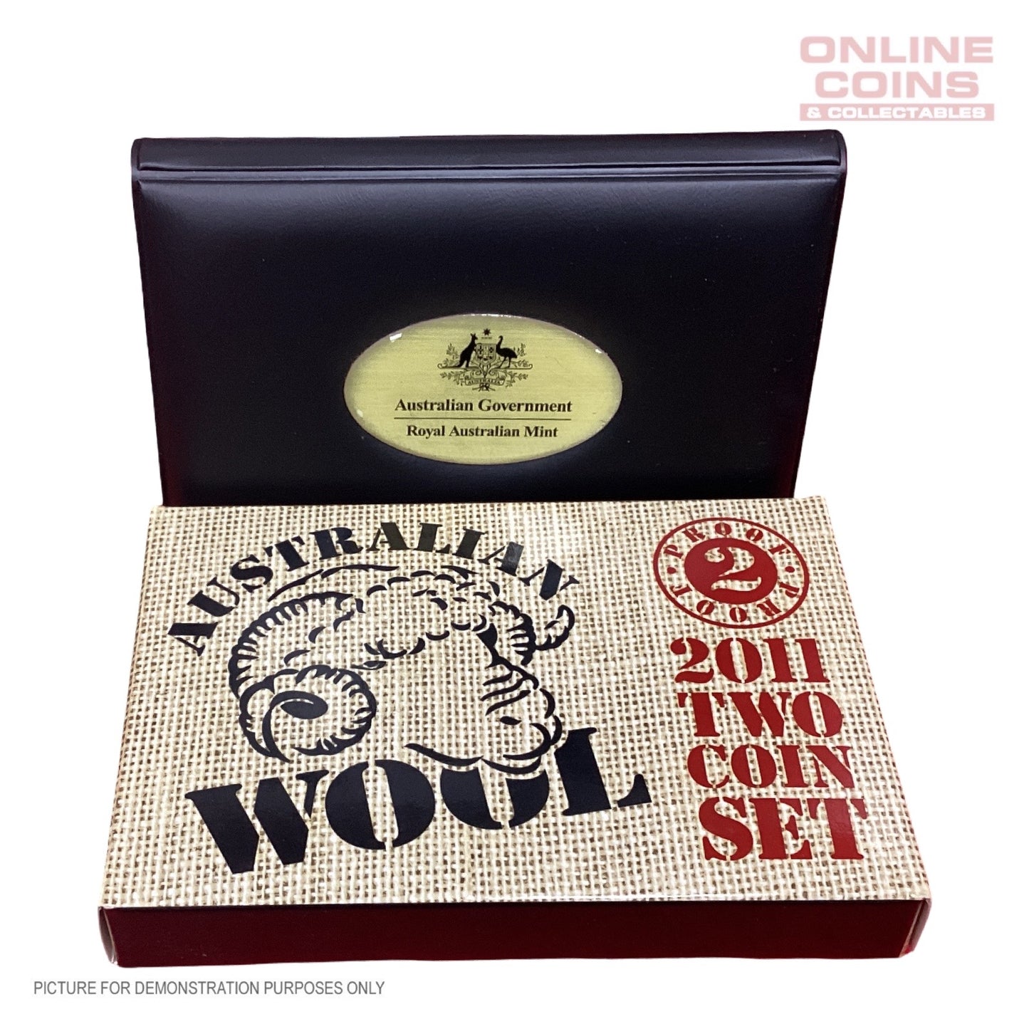 2011 Royal Australian Mint - Australian Wool - Two Coin Proof Set