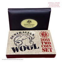 2011 Royal Australian Mint - Australian Wool - Two Coin Proof Set