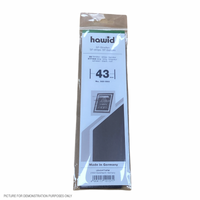 Lighthouse HAWID Stamp Block MOUNT 210x43mm - BLACK [PK25]