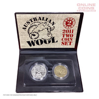 2011 Royal Australian Mint - Australian Wool - Two Coin Proof Set