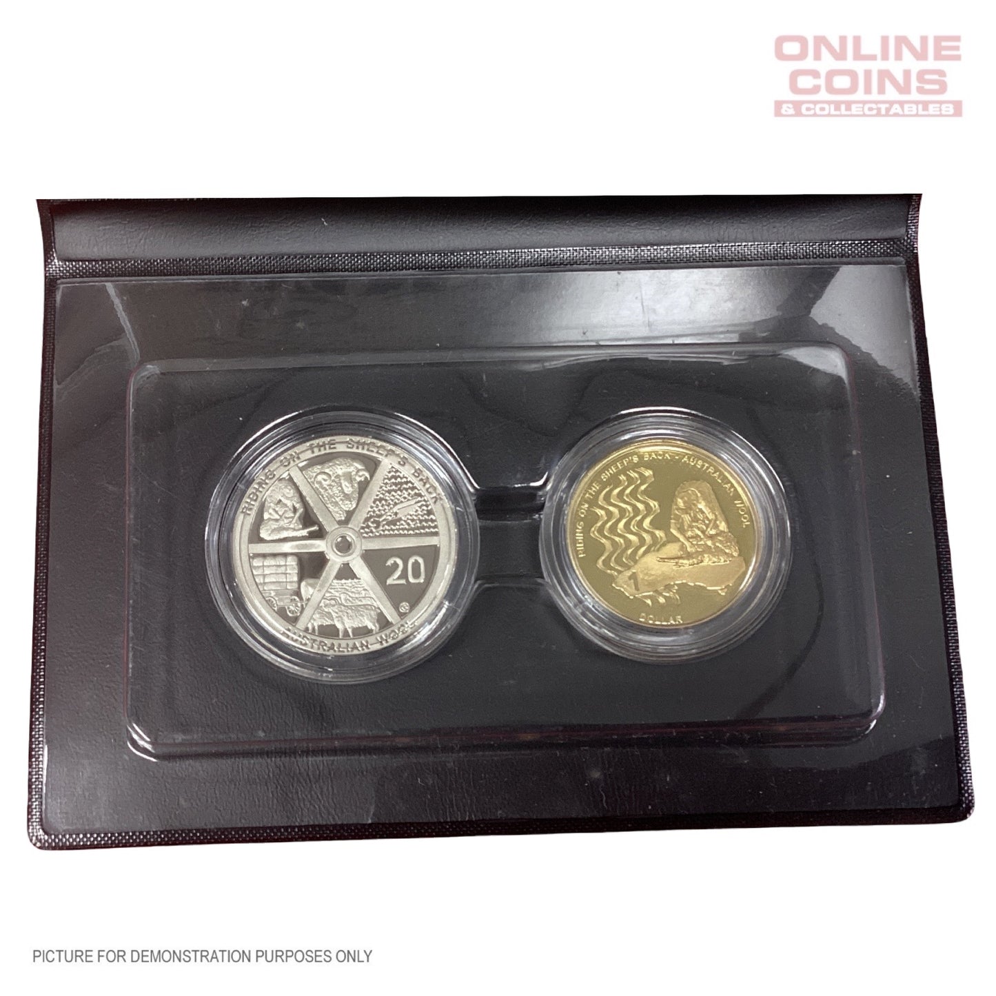 2011 Royal Australian Mint - Australian Wool - Two Coin Proof Set
