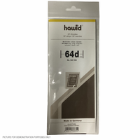 Lighthouse HAWID Stamp Block MOUNT 210x64mm - BLACK [PK10]