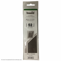Lighthouse HAWID Stamp Block MOUNT 210x52mm - BLACK [PK25]