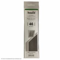 Lighthouse HAWID Stamp Block MOUNT 210x46mm - BLACK [PK25]
