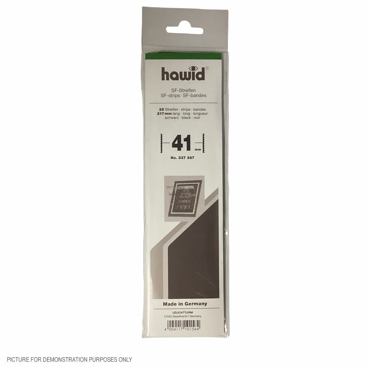 Lighthouse HAWID Stamp Block MOUNT 210x41mm - BLACK [PK25]