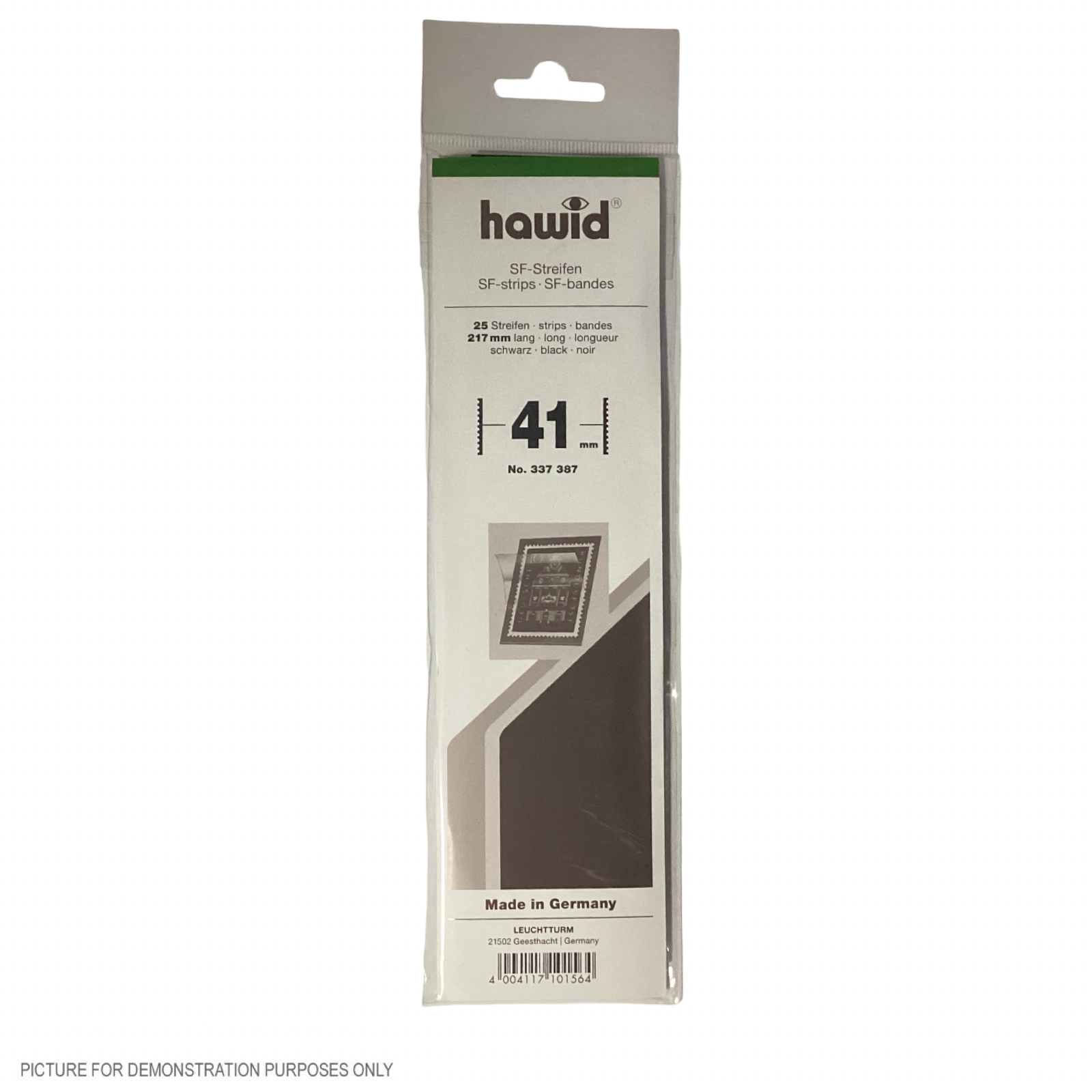 Lighthouse HAWID Stamp Block MOUNT 210x41mm - BLACK [PK25]
