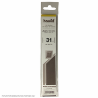 Lighthouse HAWID Stamp Block MOUNT 210x31mm - BLACK [PK25]