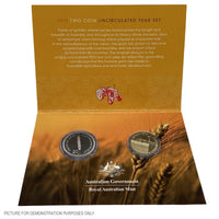 2012 Australian Wheat - Fields of Gold - Uncirculated 2 Coin Set