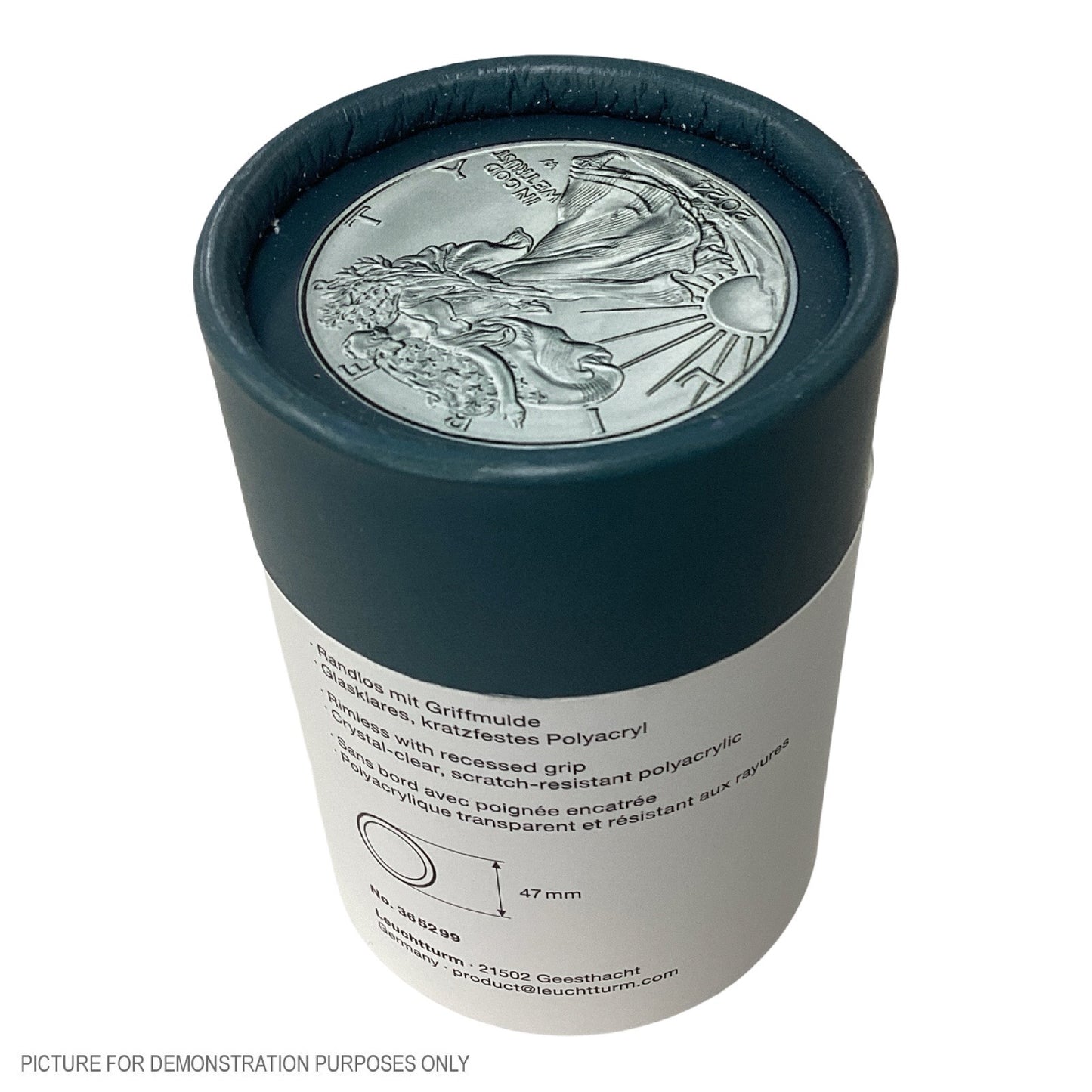Lighthouse ULTRA PERFECT FIT 40.6mm Coin Capsules - Suit 1oz Silver American Eagle