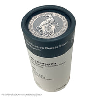 ULTRA coin capsules Perfect Fit for 2 oz. Queen's Beasts Silver (38.61 mm), Pack of 10