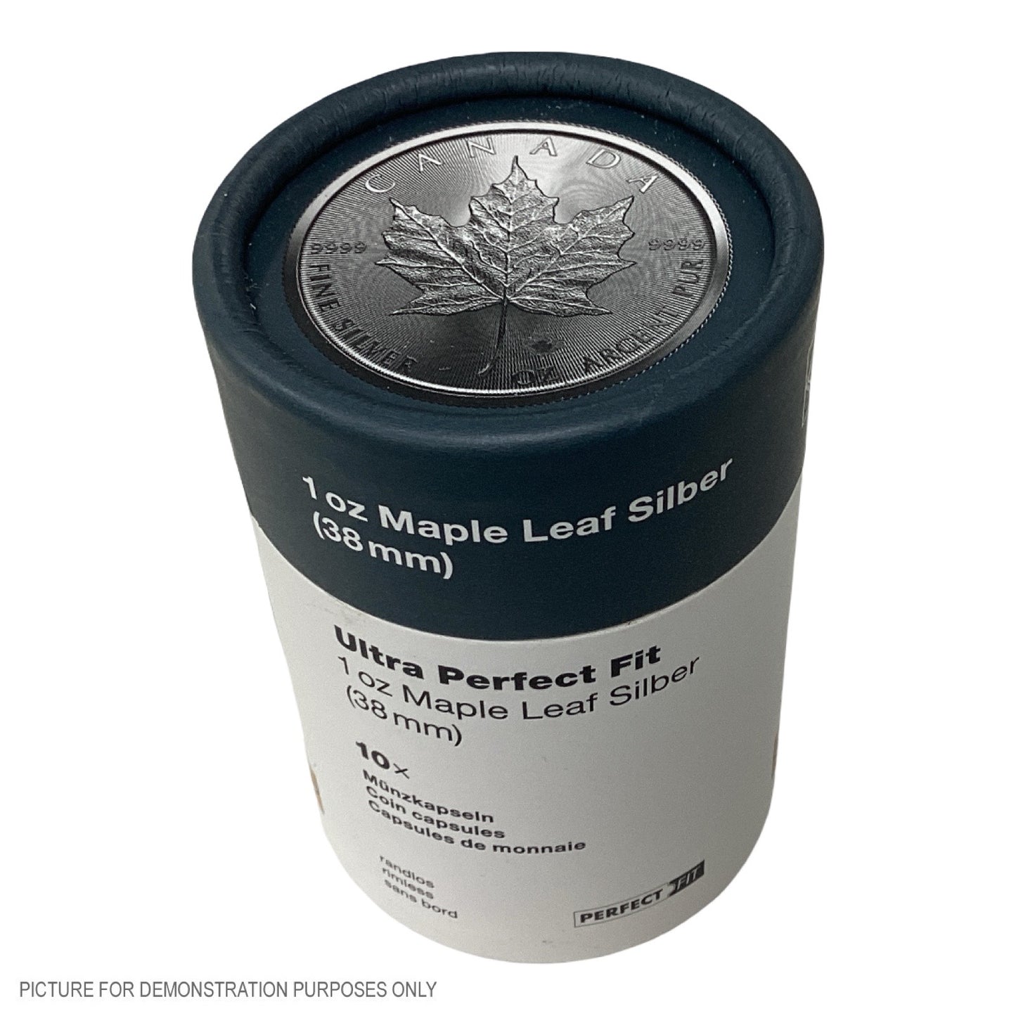 Lighthouse ULTRA PERFECT FIT 38mm Coin Capsules - Suit 1oz Silver Canadian Maple Leaf