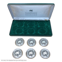 Royal Australian Mint 1788-1988 The Australian Bicentennial Commemorative Medallion Series - 6 (92.5%) Silver Medallion Set