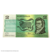 1985 UNC $2 Johnston/Fraser Paper Note (Australia)