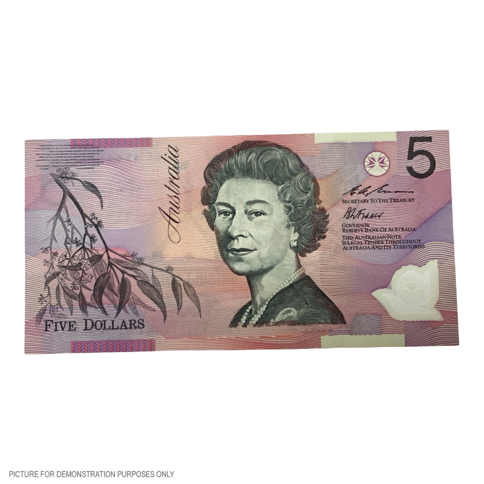 1995 UNC $5 Fraser/Evans Polymer Note (Australia)