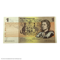 1974 AUNC $1 Phillips/Wheeler Paper Note (Australia)
