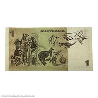 1974 AUNC $1 Phillips/Wheeler Paper Note (Australia)