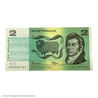 1985 UNC $2 Johnston/FraserPaper Note (Australia)