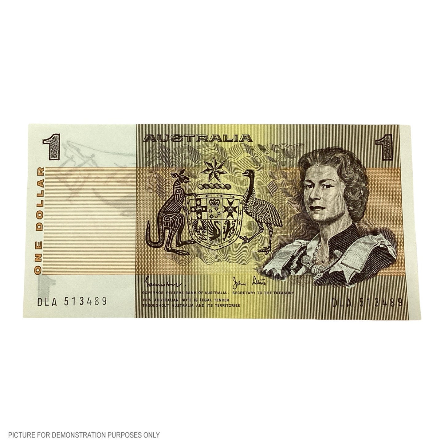 1982 AUNC $1 Johnston/Stone Paper Note (Australia)