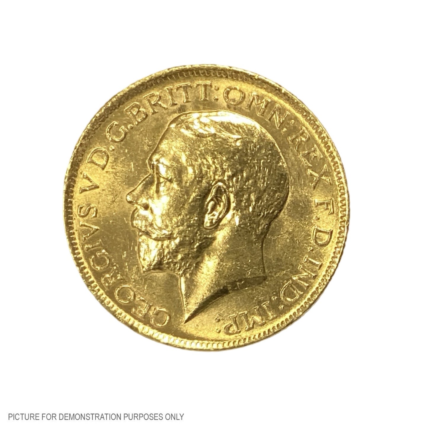 1913 Sydney Mint - King George V - St George Reverse - Australian Gold Sovereign