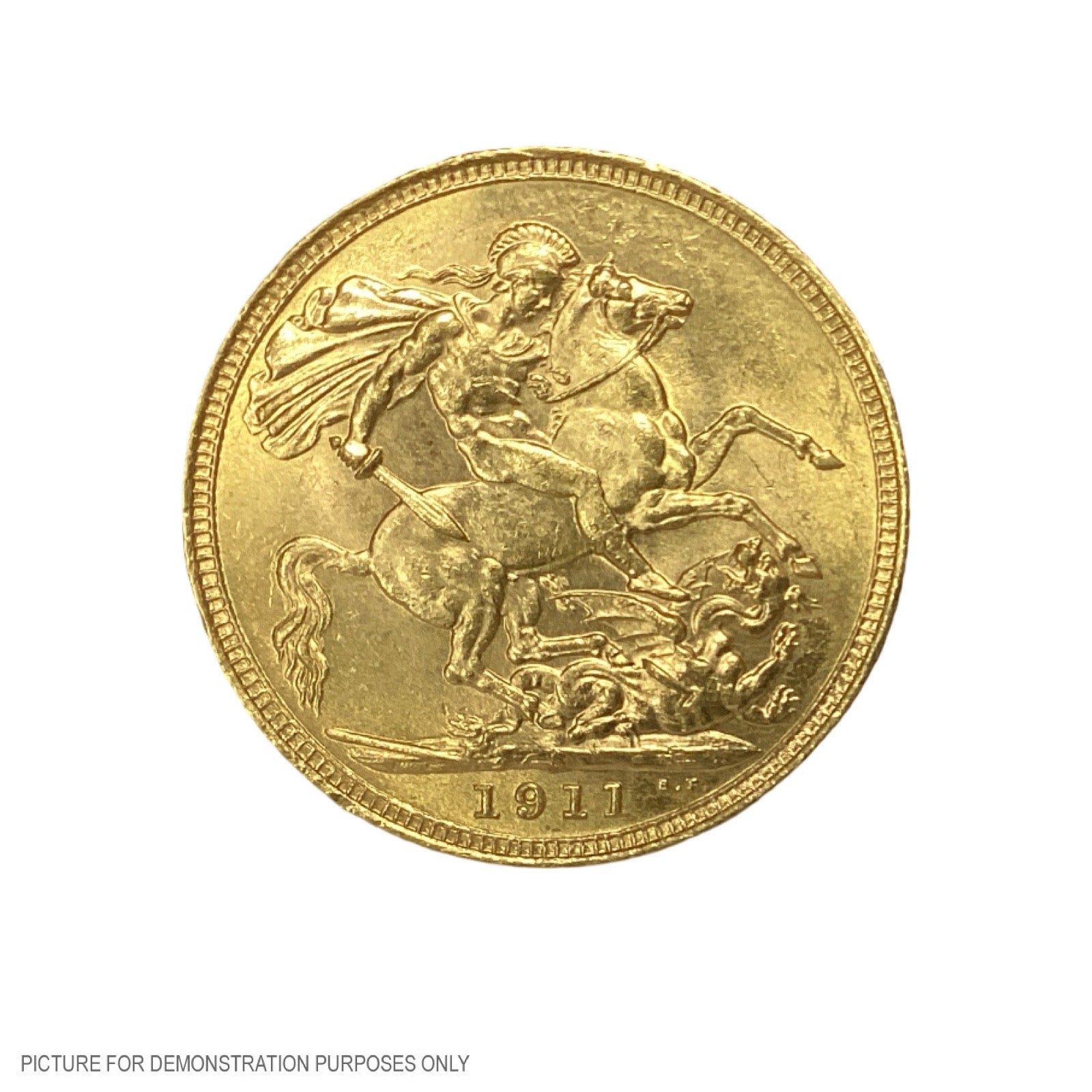 1911 Sydney Mint - King George V - St George Reverse - Australian Gold Sovereign