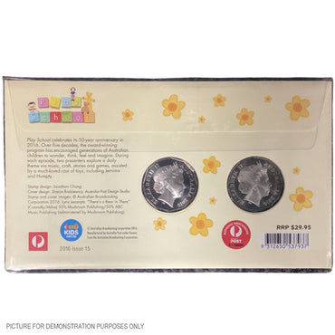 2016 Australia Post - 50th Anniversary of Play School - 50c PNC
