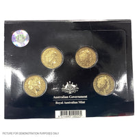 2011 Royal Australian Mint - Ram's Head Dollar - 4-Coin Privvy and Mintmark Set (Packaging damage)