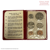 1969 Uncirculated Coin Year Set in Red Folder