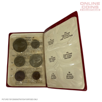 1970 Uncirculated Coin Year Set in Red Folder